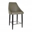 Elda Counter Stool Black Steel Legs 66cm