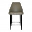Elda Counter Stool Black Steel Legs 66cm