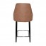 Elda Counter Stool Black Steel Legs 66cm