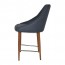 Elda Counter Stool Light Oak Steel Legs 66cm