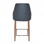 Elda Counter Stool Light Oak Steel Legs 66cm