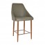 Elda Counter Stool Light Oak Steel Legs 66cm
