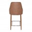 Elda Counter Stool Light Oak Steel Legs 66cm