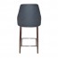 Elda Counter Stool Light Walnut Steel Legs 66cm