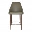 Elda Counter Stool Light Walnut Steel Legs 66cm