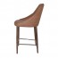 Elda Counter Stool Light Walnut Steel Legs 66cm