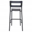 Eliana Outdoor Stackable Bar Stool Aluminium Base 75cm