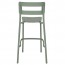 Eliana Outdoor Stackable Bar Stool Aluminium Base 75cm
