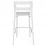 Eliana Outdoor Stackable Bar Stool Aluminium Base 75cm