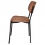 Elvira Black Frame Upholstered Dining Chair