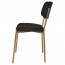Elvira Brass Frame Upholstered Dining Chair