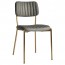 Elvira Brass Frame Upholstered Dining Chair