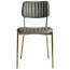 Elvira Brass Frame Upholstered Dining Chair