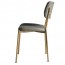 Elvira Brass Frame Upholstered Dining Chair