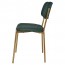 Elvira Brass Frame Upholstered Dining Chair