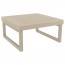 Emera Indoor Outdoor Square Lounge Table