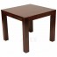 Esta Handmade Square Wood Dining Table 90cm