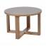 Esta Handmade Round Wood Coffee Table 70cm