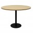 Estillo Round Flat Disc Base Cafeteria Table