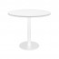 Estillo Round Flat Disc Base Cafeteria Table