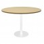 Estillo Round Flat Disc Base Cafeteria Table