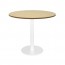 Estillo Round Flat Disc Base Cafeteria Table