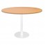 Estillo Round Flat Disc Base Cafeteria Table