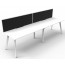 Eternity 2 Person Single Sided Workstation With Screen D-ELSWS2P1275 NW/WS-2400