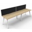 Eternity 2 Person Single Sided Workstation With Screen D-ELSWS2P1275 NO/WS-2400