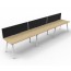 Eternity 3 Person Single Sided Workstation With Screen D-ELSWS3P1275 NO/WS-3600