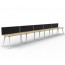 Eternity 5 Person Single Sided Workstation With Screen D-ELSWS5P1275 NO/WS-6000