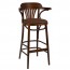 Fan Back Bentwood Bar Stool Upholstered BST-165 78cm