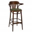 Fan Back Bentwood Bar Stool Upholstered BST-165 78cm