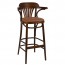 Fan Back Bentwood Bar Stool Upholstered BST-168 78cm