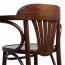 Fan Back Bentwood Bar Stool with Arms BST-165