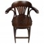 Fan Back Bentwood Bar Stool with Arms BST-165
