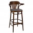 Fan Back Bentwood Bar Stool Upholstered BST-168 78cm