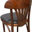 Fan Back Bentwood Chair Upholstered A-165