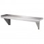 FED 1200mm Stainless Steel Solid Wallshelf 1200-WS1