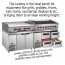 F.E.D LBC150 Four large drawer Lowboy Fridge