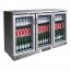 F.E.D SC316SG three door SS Drink Cooler