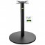 Flat Tech Self Levelling Black Bar Table Base BR22