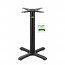 Flat Tech Self Levelling Bar Height Table Base with Foot Ring KX22