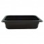 Food Tek Black Poly 1/3 x 100 mm Gastronorm Pan JW-P134B (1 Pack) 