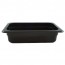 Food Tek Black Poly 1/3 x 65 mm Gastronorm Pan JW-P132B (1 Pack)