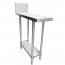 Gasmax Stainless Steel Kitchen Infill Bench with Splashback