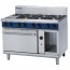 GE825-N Blue Seal 1200mm Gas 8x Burner Static Range - Natural Gas