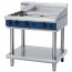 GE830-P Blue Seal 900mm Gas Cooktop 2x Burners & 600mm Griddle On Leg Stand - LPG / Propane