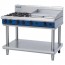 GE834-N Blue Seal 1200mm Gas Cooktop 4 Burners & 600mm Griddle On Leg Stand - Natural Gas