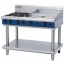 GE834-P Blue Seal 1200mm Gas Cooktop 4 Burners & 600mm Griddle On Leg Stand - LPG / Propane